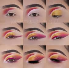 colorful eyeshadow tutorial step by