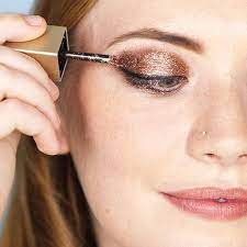 how to apply eye glitter glitter eye