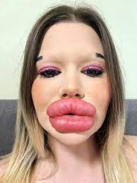 i have world s biggest lips now i m