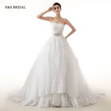Us 182 75 15 Off H S Bridal Real Model White Tulle Ball Gown Wedding Dresses Designer Lace Bridal Gowns Vestidos De Novia In Wedding Dresses From