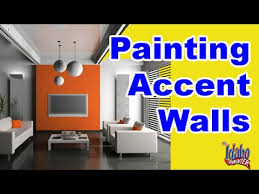 how to paint a colored accent wall