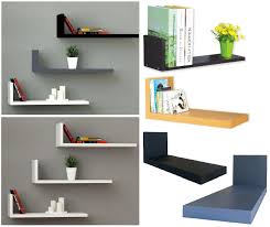 l shape floating shelf shelves display