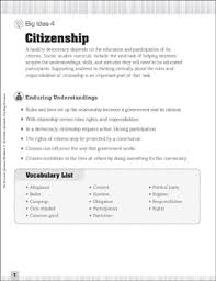 citizenship worksheets activities