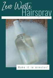 all natural homemade hairspray the
