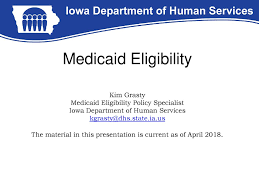 Medicaid Eligibility Kim Grasty Medicaid Eligibility Policy