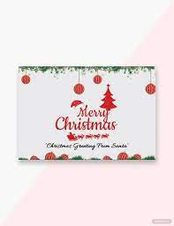 creative christmas greeting card