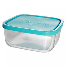 food container turquoise plastic lid