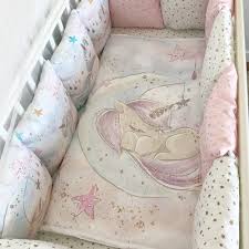 unicorn crib bedding set girl set
