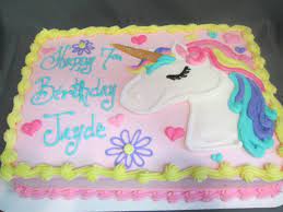 The birthday girl's name in fondant. Found On Bing From Www Pinterest Ca Unicorn Birthday Party Cake Unicorn Birthday Cake Birthday Sheet Cakes