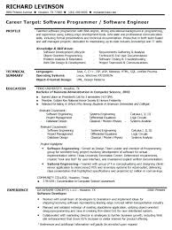 Resume Format For Experienced Software Engineer Hadenough
