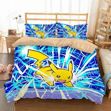 Pokemon Pikachu Bedding Set Teeruto