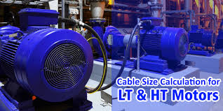 Cable Size Calculation For Lt Ht Motors Electrical