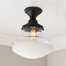 Retro Frosted Glass Ceiling Light
