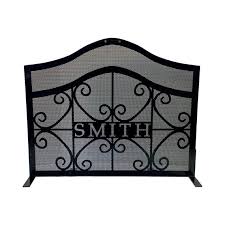 Personalized Fireplace Screen