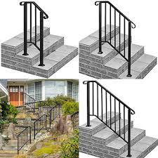 Us Iron Handrail Kit For 1 4 Steps