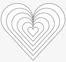 We think it's a perfect coloring page to show your patriotism. Download Color Heart Black White Line Art 999px 121 Rainbow Heart Coloring Pages Png Image For Fr Heart Coloring Pages Coloring Pages Detailed Coloring Pages
