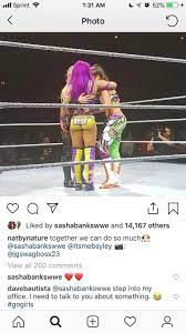 Everyone talks about Batista's comments about Bayley, but let's not forget  this gem Thirsty Dave left for Sasha. : r/SquaredCircle
