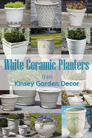 White Ceramic Planter Ceramic Planters