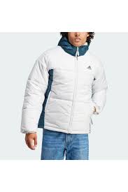 adidas bsc 3 stripes puffy hooded coat