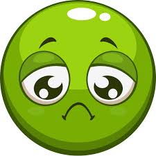 green frowny symbols emoticons