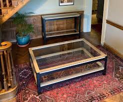 Glass Top Coffee Table With Storage
