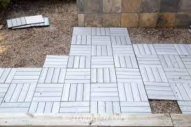 how to install deck tiles for a quick