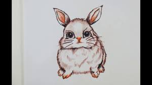Diy Learn To Draw A Cute Bunny Cute Drawings Kids Wow Channel