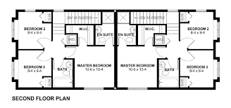Multi Family Plans Duplex Floor Plans