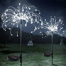Solar Garden Fireworks Light