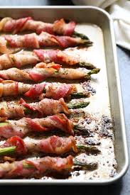 easy bacon wrapped asparagus in the