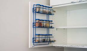 I am trying to figure out if we should leave the. How To Add A Spice Rack To An Ikea Cabinet Door Simple Practical Beautiful