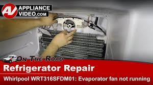 whirlpool refrigerator repair fan not