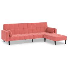 vidaxl sofá cama de 2 plazas 2 cojines