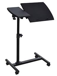 angle height adjustable rolling laptop