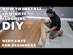 how to install laminate flooring for