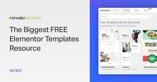 free elementor template resource
