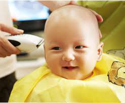 baby first haircut singapore baby