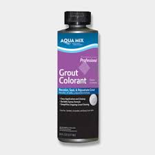 Aqua Mix Grout Colorant 8 Oz Bottle Charcoal Gray