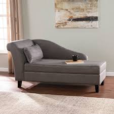 Sensept Chaise Lounge With Storage Gray