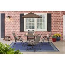 Metal Sling Folding Outdoor Dining Set