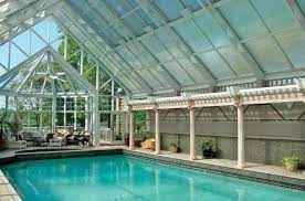 enclosed luxury glass pool enclosures