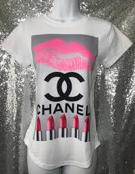 Pink Lipstick Kiss White Fashion T Shirt