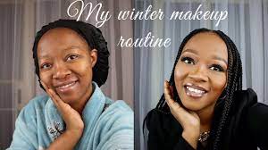 winter make up routine you