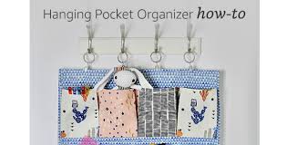 Hanging Pocket Organizer Free Sewing