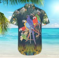 parrot t shirt colorful parrots on