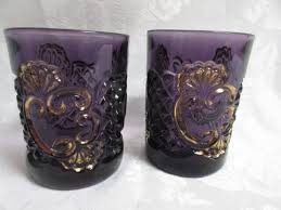 Glass Purple Pottery Glass Drinkware