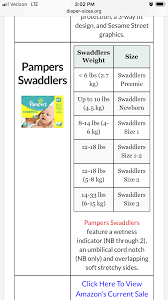 Systematic Pampers Swaddlers Size Guide Diaper Stockpile