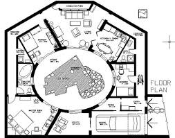 Earth Sheltered Atrium Home Plan