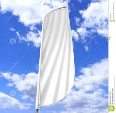 blank white convex feather flag outdoor