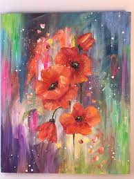 Poppies Painting Poppies Wall Art